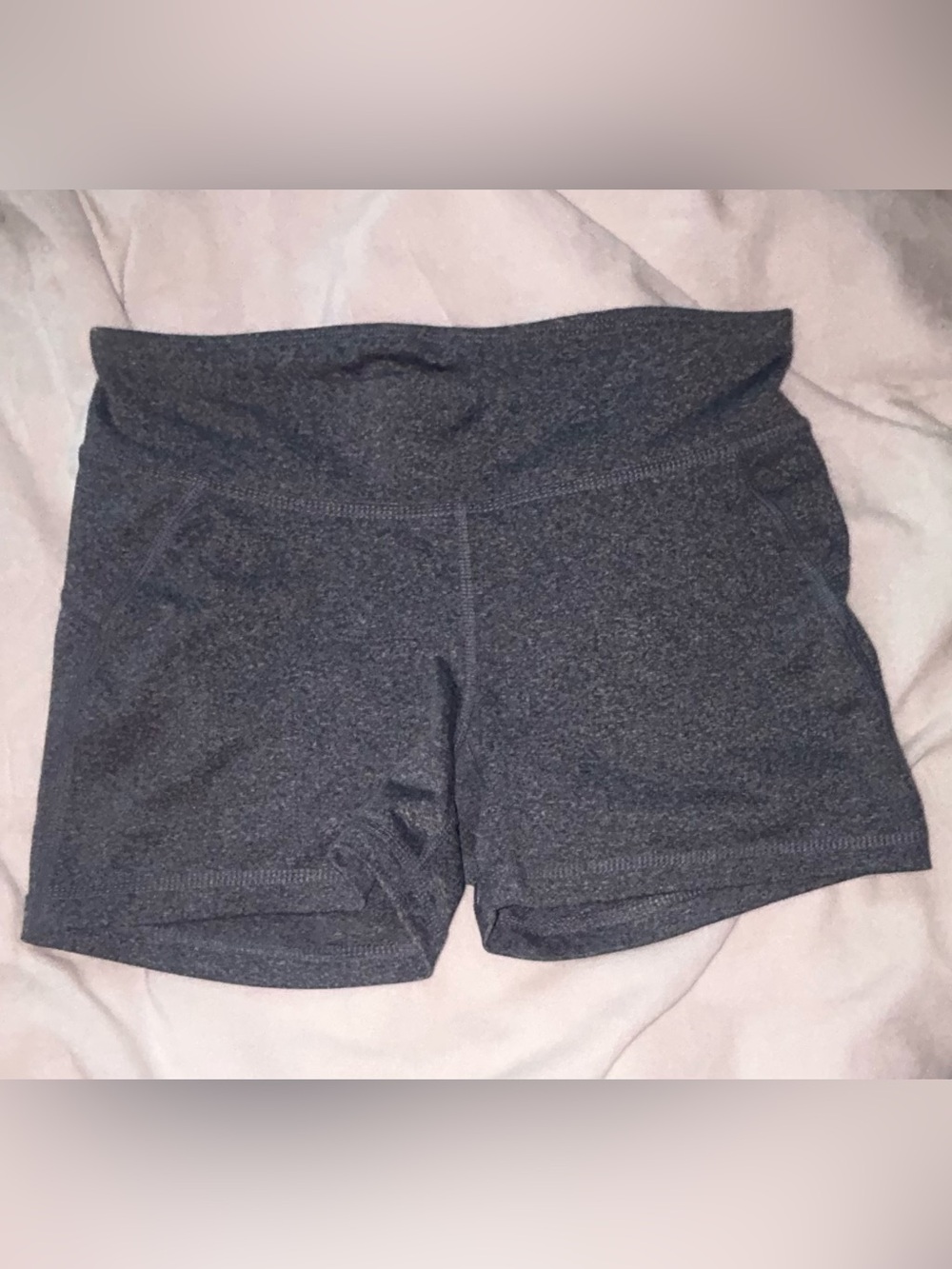 Aeropostale Dark Charcoal Athletic Bike Shorts